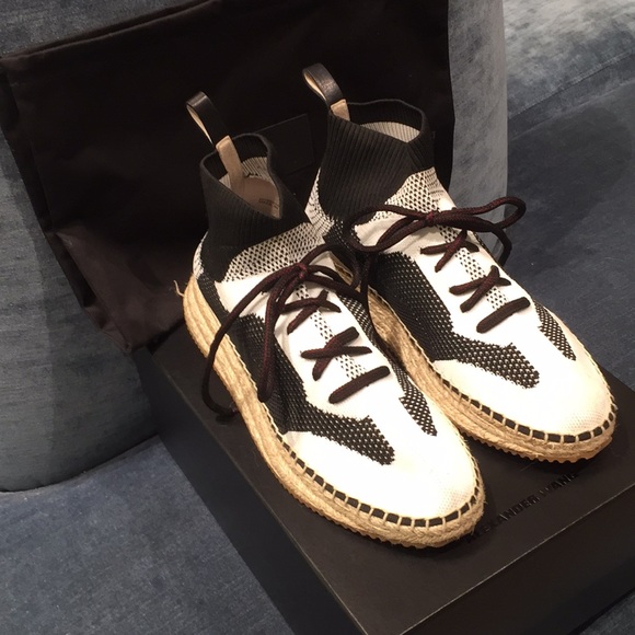 alexander wang dakota knit espadrilles